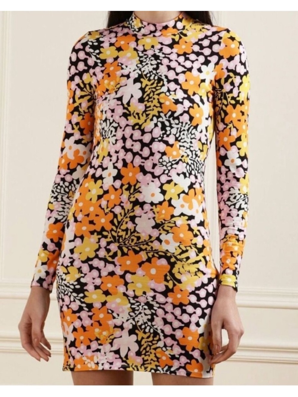 Ted Baker Delilah Pink & Orange Floral Dress